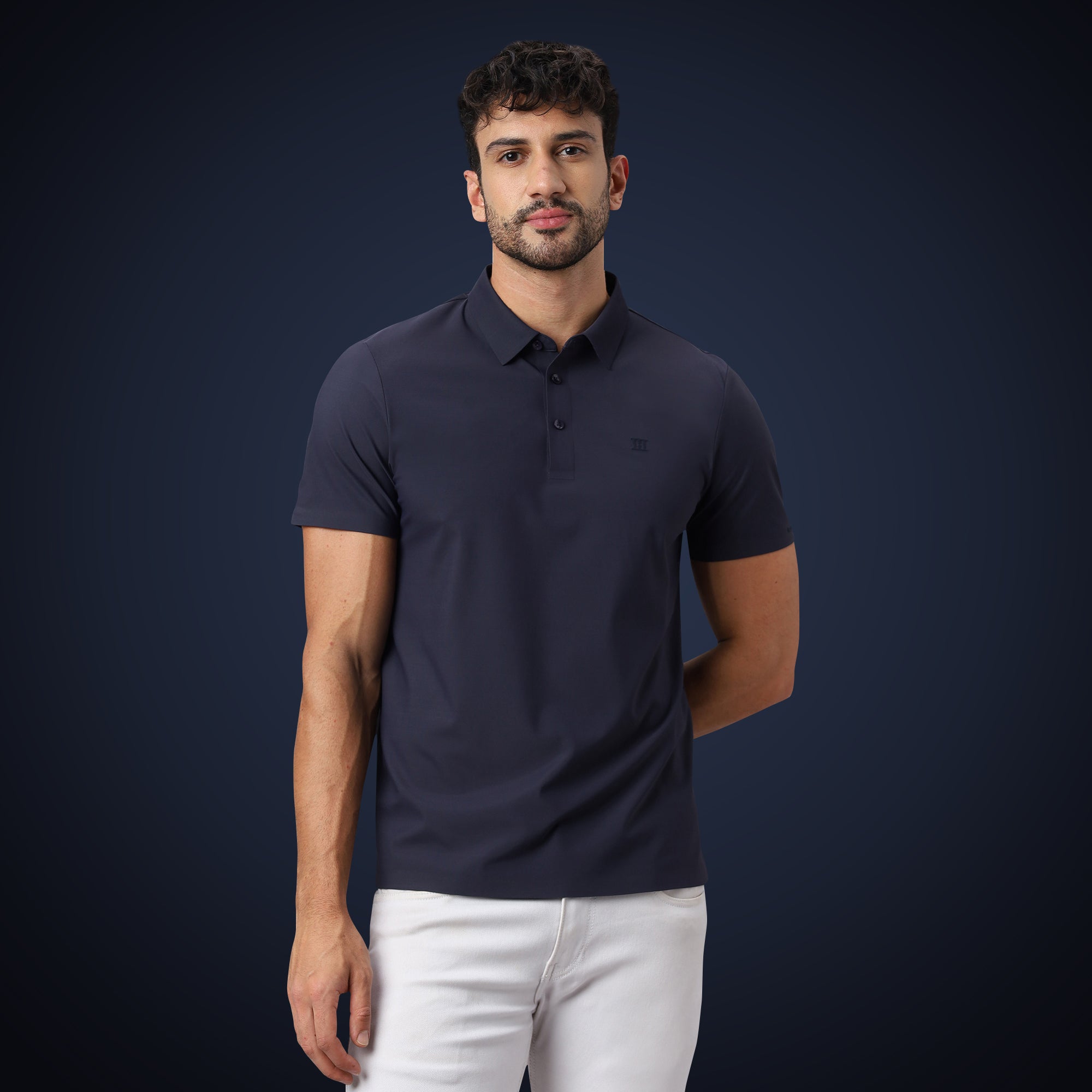 Open Button Polo - Pique