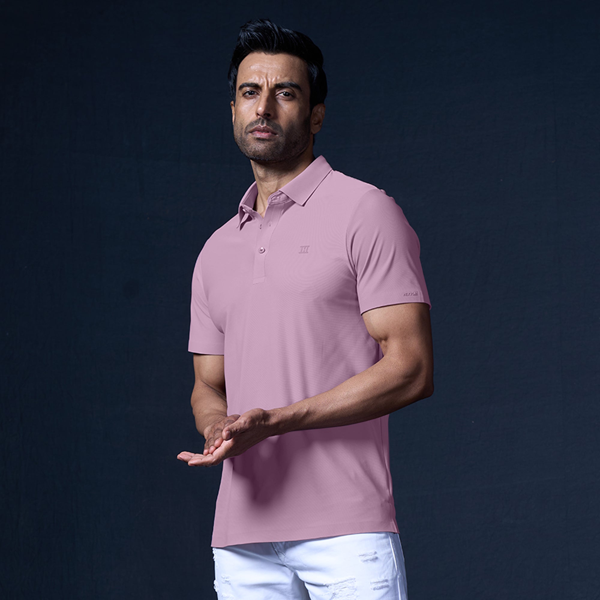 Open Button Polo - Pique