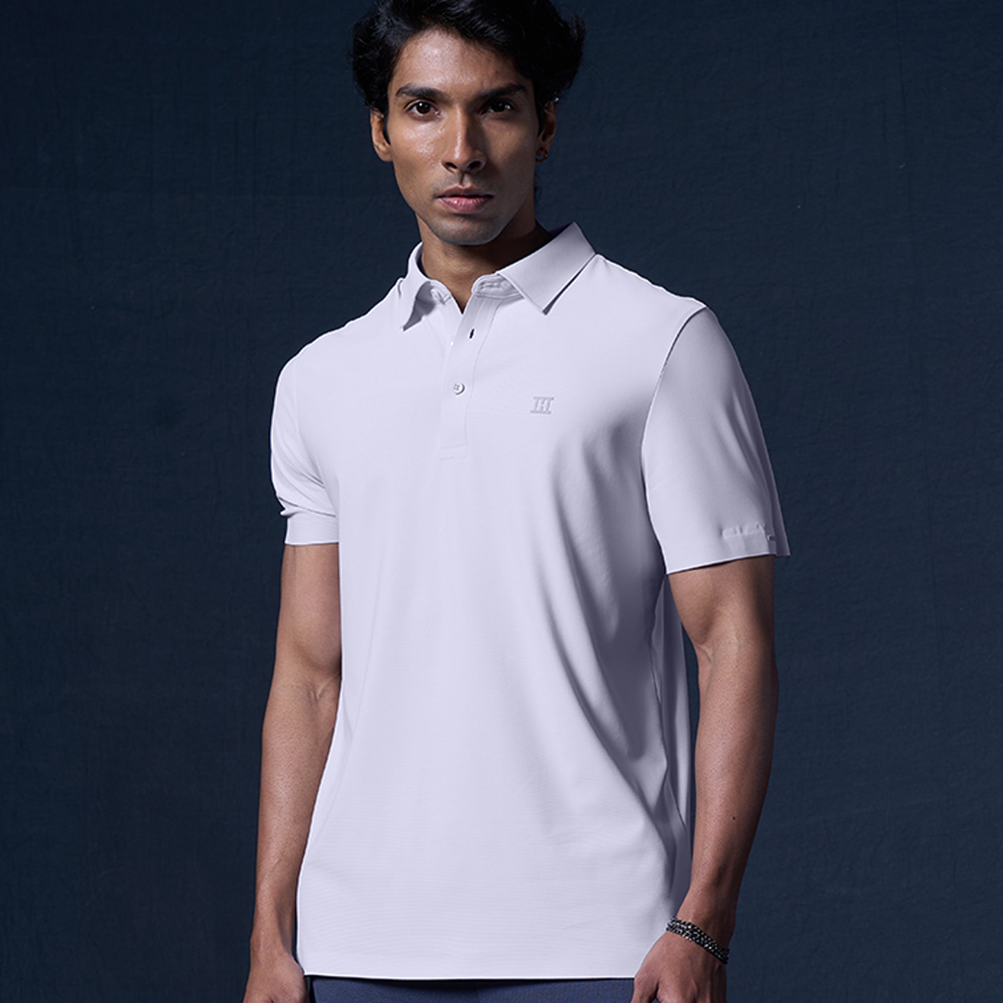 Open Button Polo - Pique