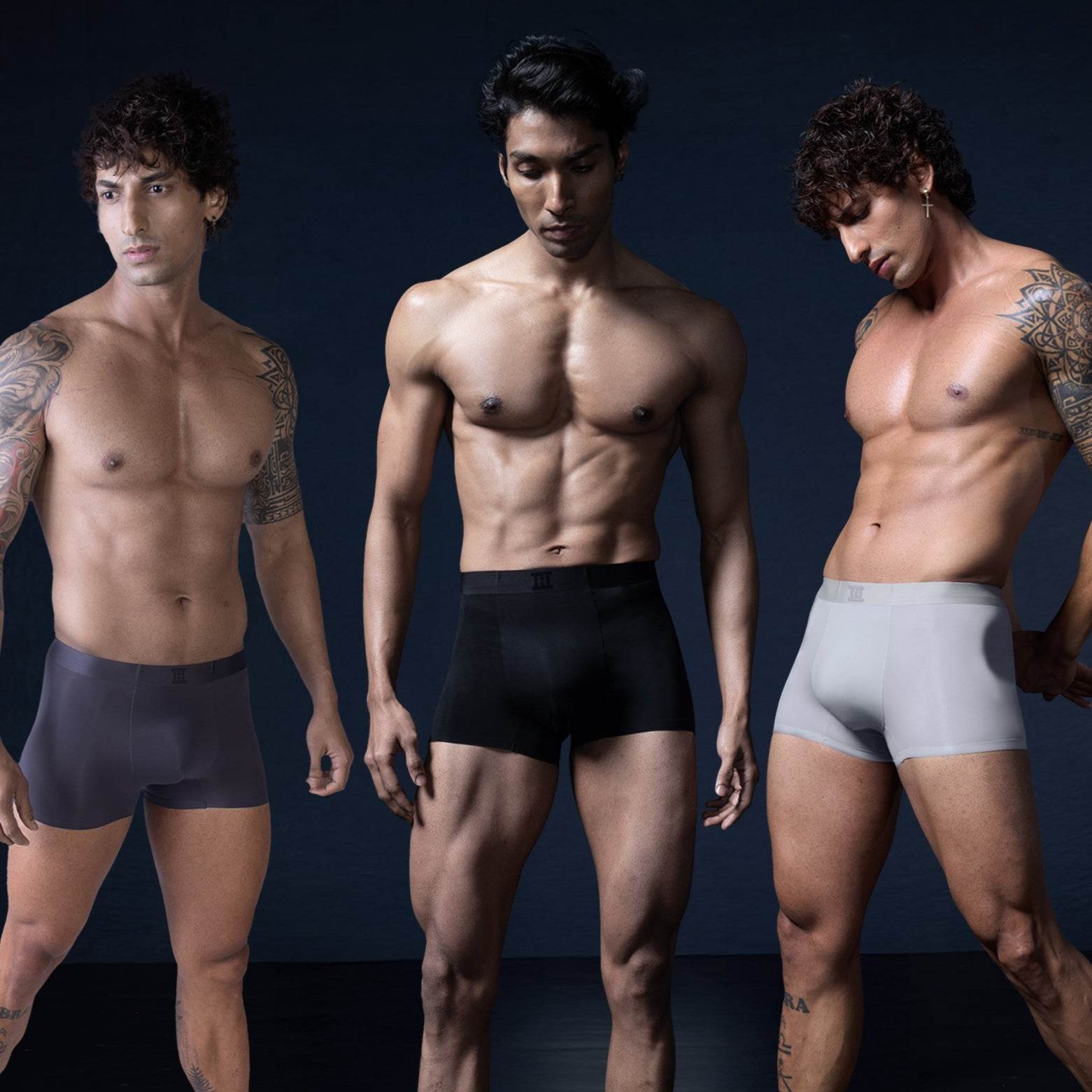 Hektor -Premium-Bonded- Pack of 3 - Men's Boxers - Nylon -Mens
