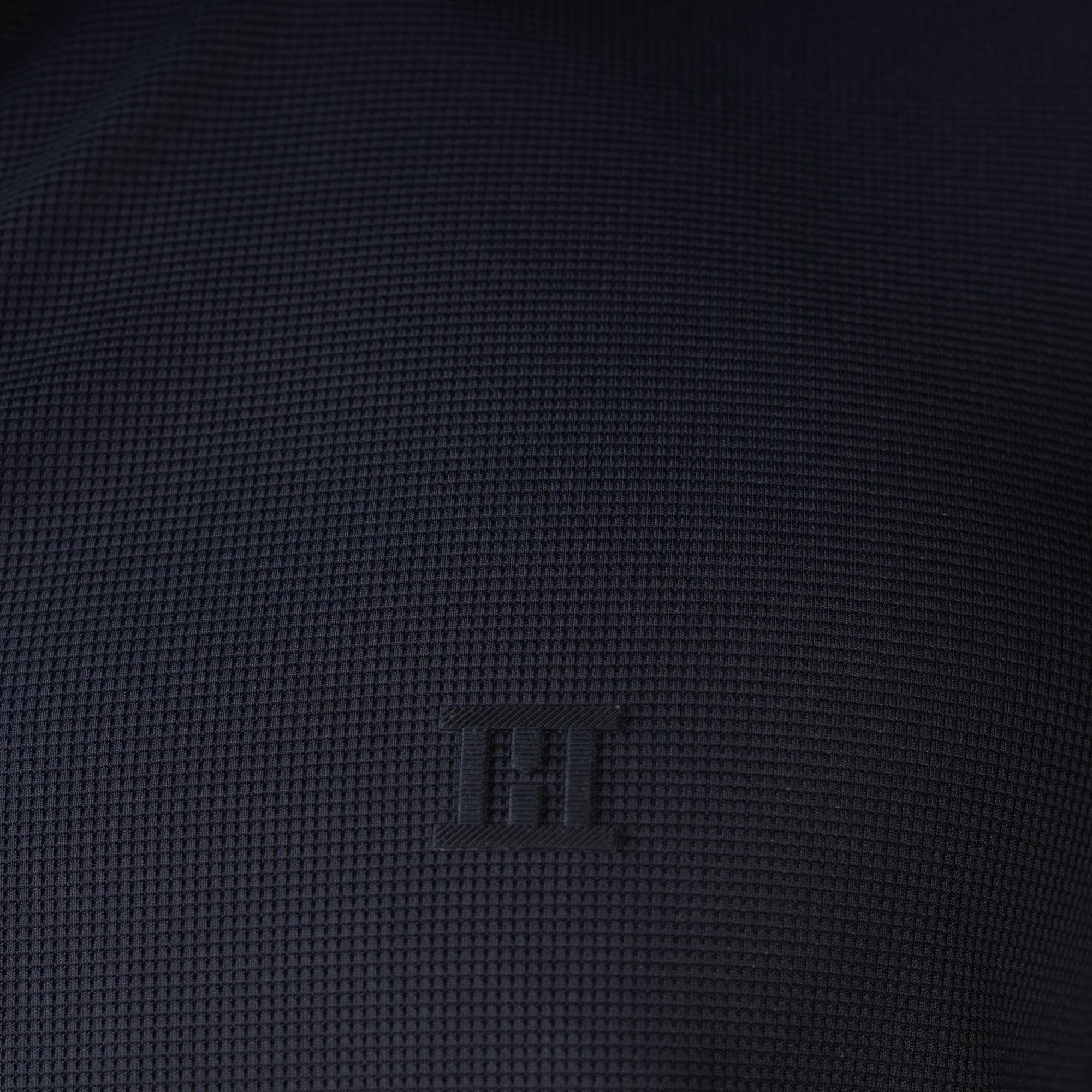 Hektor -Premium-Bonded- Hidden Button Polo - Bubble Checks T Shirt -Mens