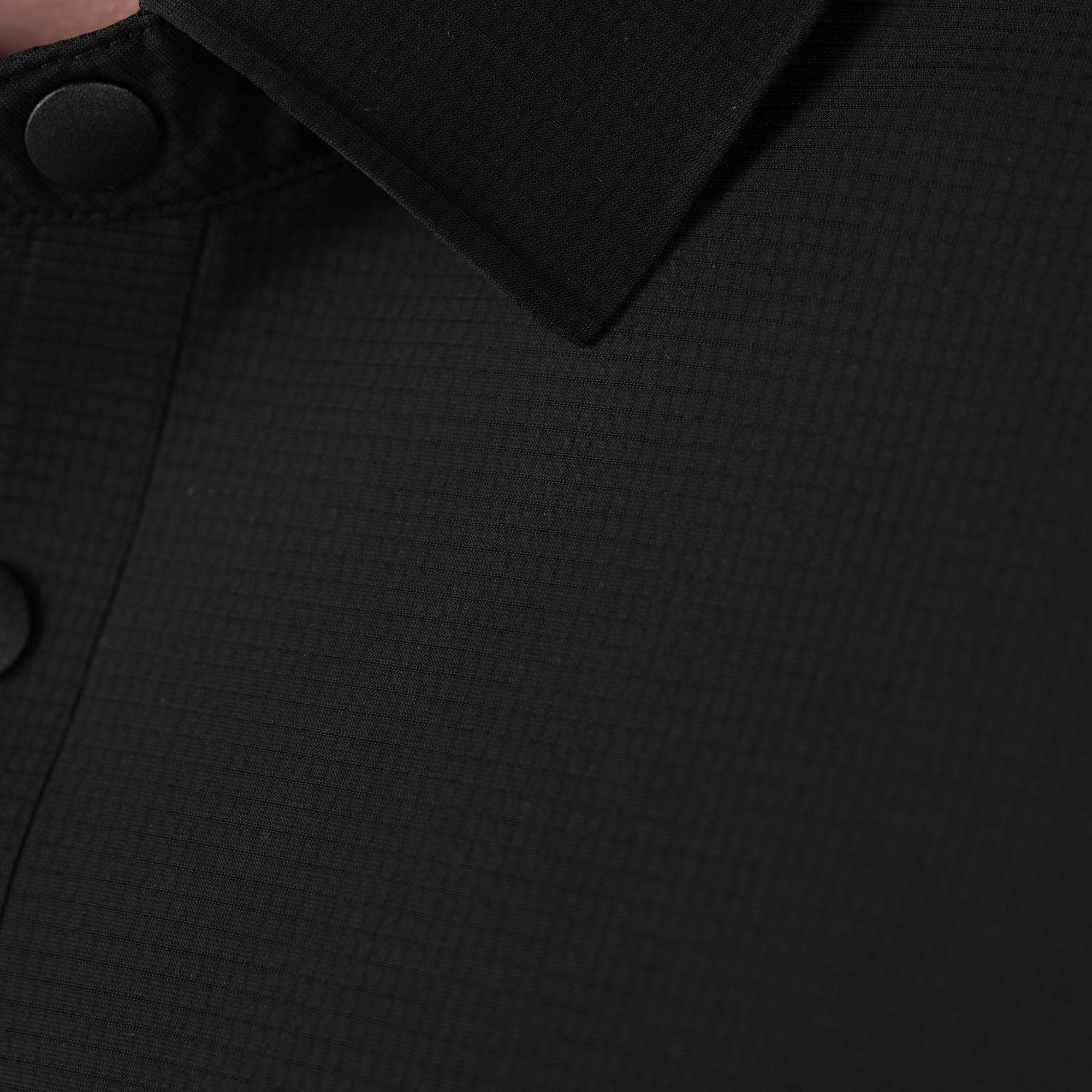 Hektor -Premium-Bonded- Snap Button Polo - Big Checks T Shirt -Mens