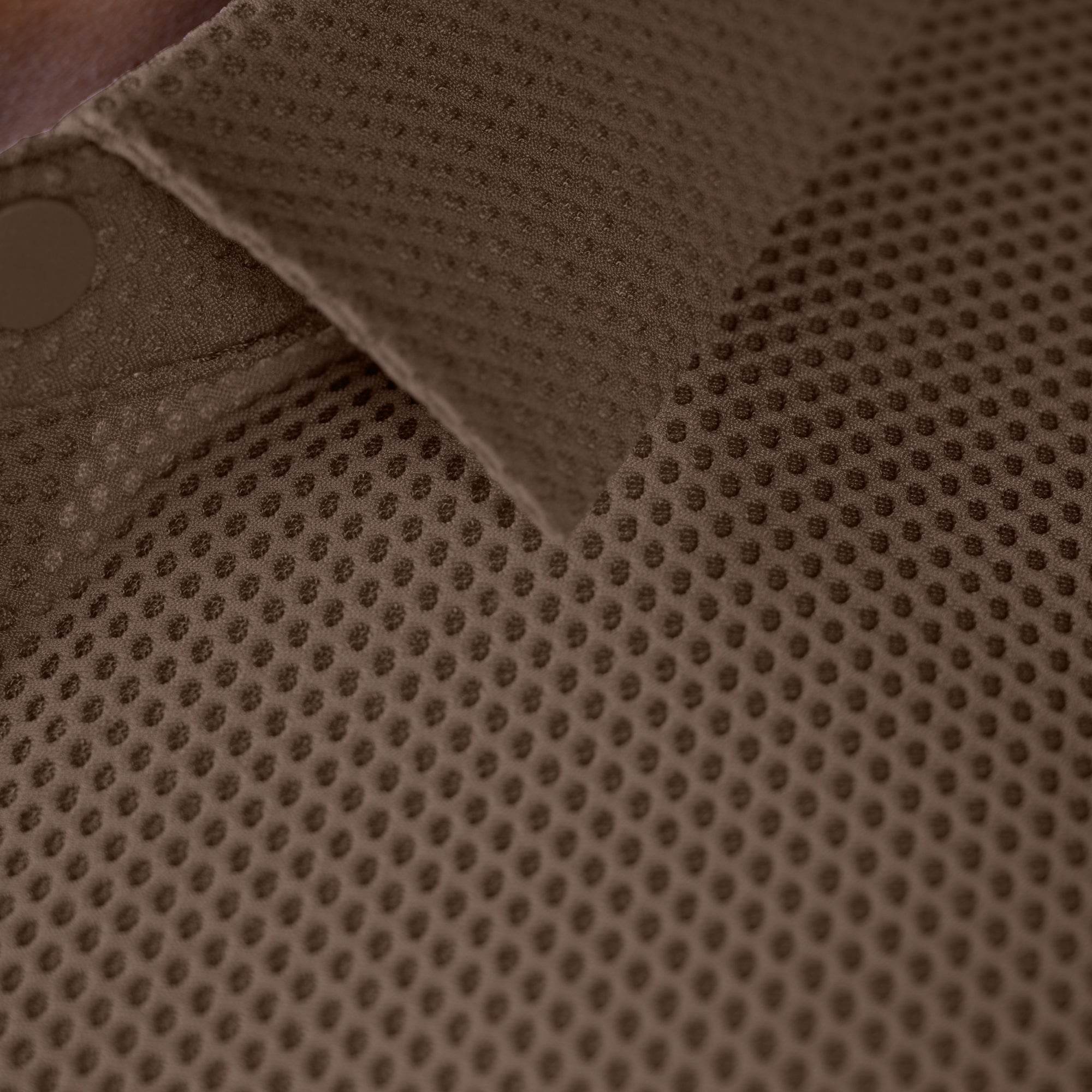 Hektor -Premium-Bonded- Snap Button Polo - Bubble Jacquard T Shirt -Mens