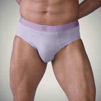Mauve Nylon Modal Briefs