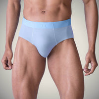Powder Blue Nylon Modal Brief