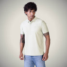 Hektor -Premium-Bonded- Hidden Button Polo - Small Checks -Mens
