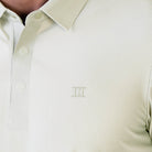 Hektor -Premium-Bonded- Hidden Button Polo - Small Checks -Mens