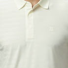 Hektor -Premium-Bonded- Hidden Button Polo - Herring Bone T Shirt -Mens