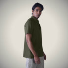 Hektor -Premium-Bonded- Hidden Button Polo - Bubble Checks T Shirt -Mens