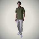 Hektor -Premium-Bonded- Hidden Button Polo - Bubble Checks T Shirt -Mens
