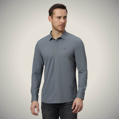 Hidden Button Shirt - Long Sleeve