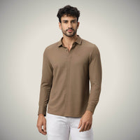 Waffle Brown Bubble Checks Shirt