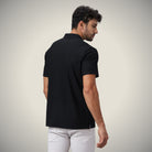 Hektor -Premium-Bonded- Open Button Polo - Bubble Jacquard -Mens