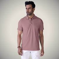 Bean Purple Pique Polo