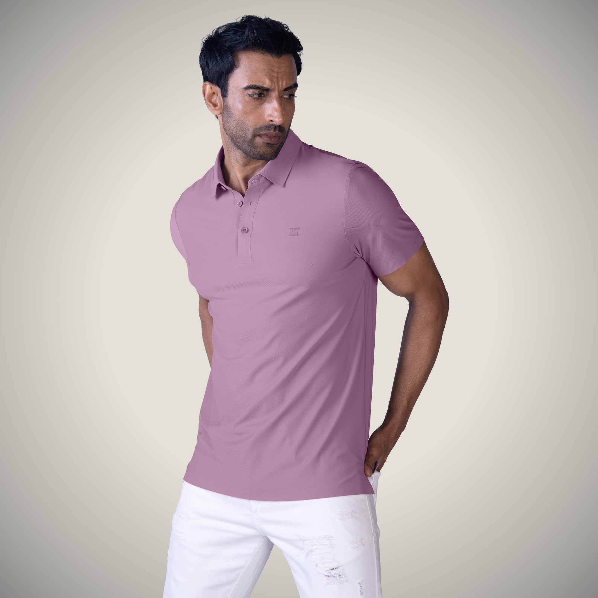 Shop Open Button Polo - Pique T Shirt