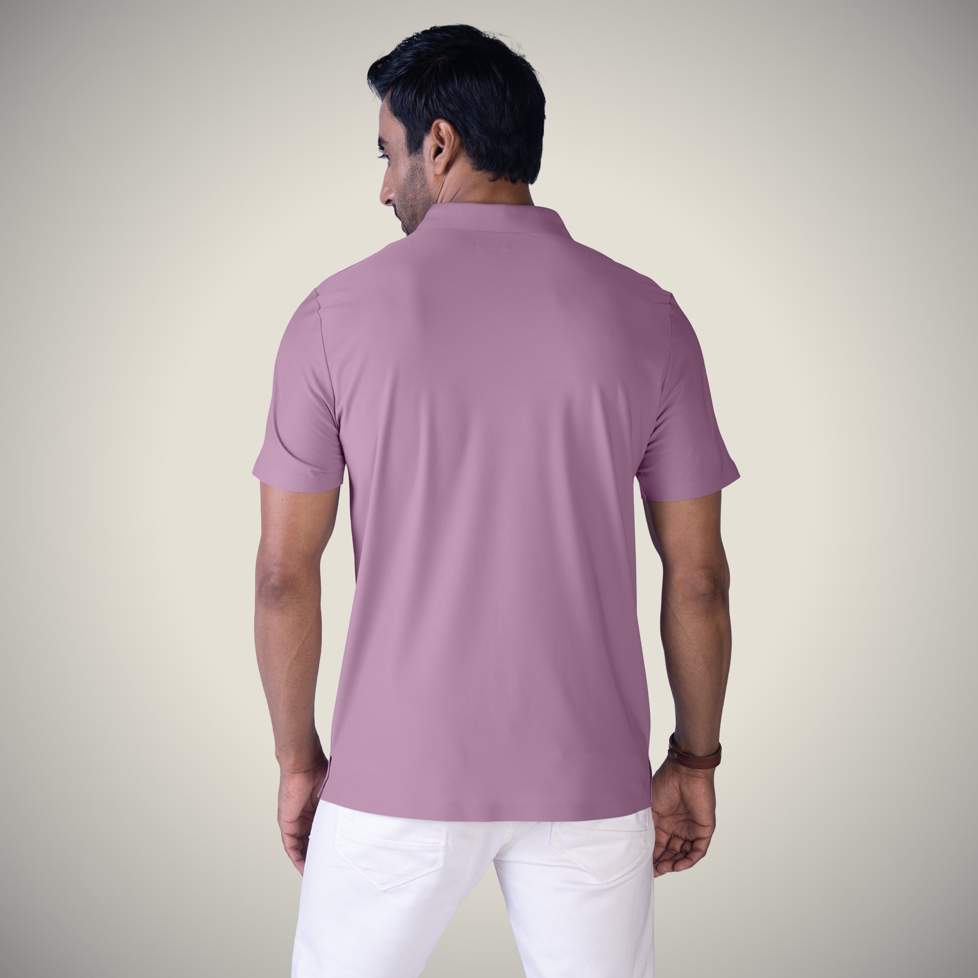 Open Button Polo - Pique T Shirt