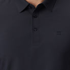 Hektor -Premium-Bonded- Open Button Polo - Pique T Shirt -Mens