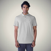 Light Gray Pique Polo
