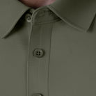 Hektor -Premium-Bonded- Open Button Polo - Pique T Shirt -Mens