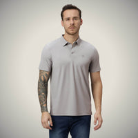 Stone Gray Pique Polo