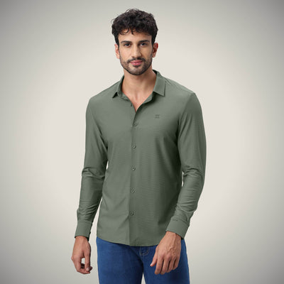 Open Button Shirt - Long Sleeve