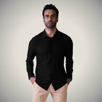 Black Small Checks Shirt