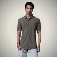 Dark Gray Herring Bone Shirt