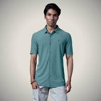 Emerald Green Herring Bone Shirt
