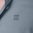 Hektor -Premium-Bonded- Open Button Shirt - Short Sleeve - Herring Bone -Mens