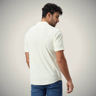 Hektor -Premium-Bonded- Open Button Shirt - Short Sleeve - Herring Bone -Mens