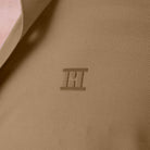 Hektor -Premium-Bonded- Open Button Shirt - Short Sleeve - Herring Bone -Mens
