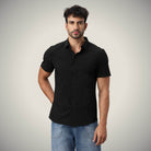 Hektor -Premium-Bonded- Open Button Shirt - Short Sleeve - Big Checks -Mens