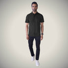 Hektor -Premium-Bonded- Open Button Shirt - Short Sleeve - Big Checks -Mens