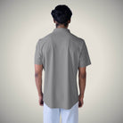 Hektor -Premium-Bonded- Open Button Shirt - Short Sleeve - Big Checks -Mens