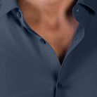 Hektor -Premium-Bonded- Open Button Shirt - Short Sleeve - Big Checks -Mens